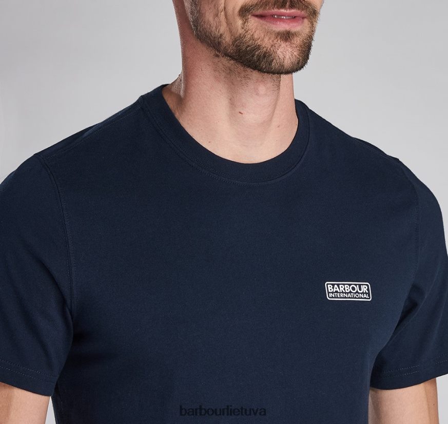 apranga Barbour tarptautinis marškinėlių mažas logotipas juodas vyrų 6F6D80766