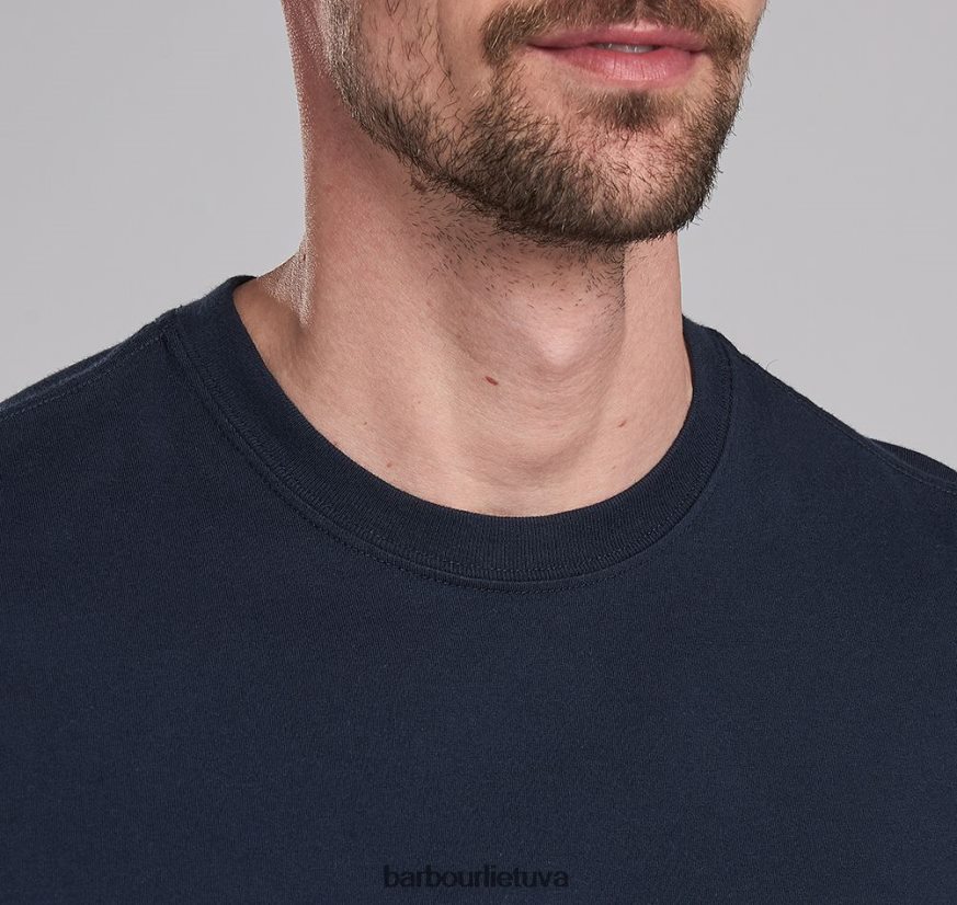 apranga Barbour tarptautinis marškinėlių mažas logotipas juodas vyrų 6F6D80766