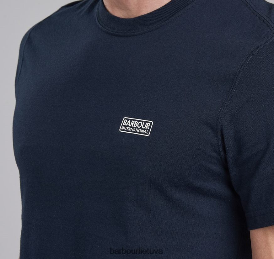 apranga Barbour tarptautinis marškinėlių mažas logotipas juodas vyrų 6F6D80766