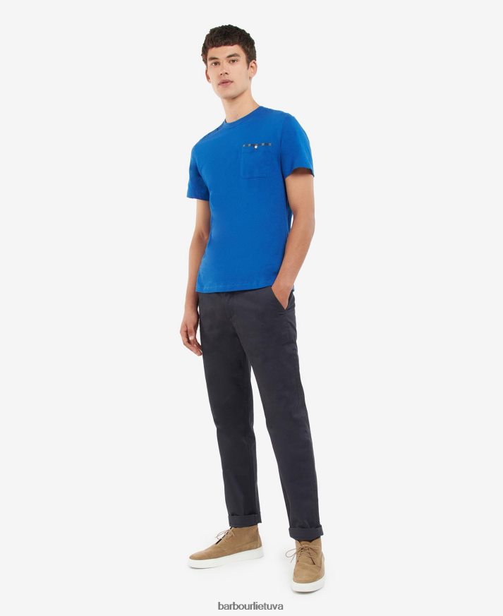 apranga Barbour tayside marškinėliai Monako mėlyna vyrų 6F6D80947