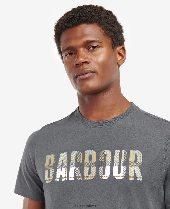 apranga Barbour thurso marškinėliai asfaltas/ambulas vyrų 6F6D80831