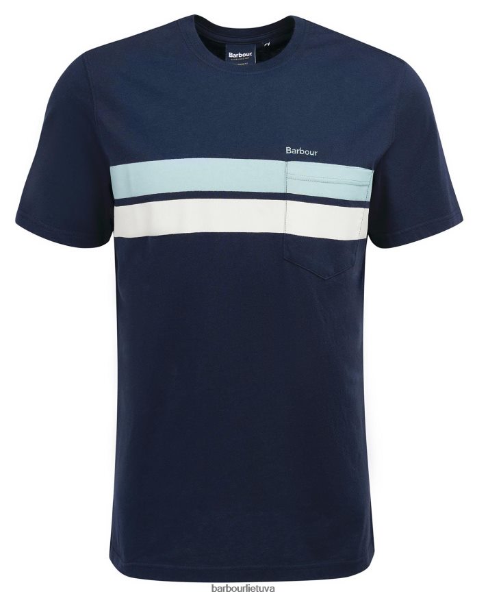 apranga Barbour tindale marškinėliai klasikinis baltas vyrų 6F6D80811