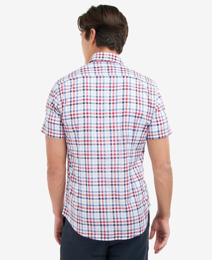 apranga Barbour Barbout Kinson pritaikyti marškiniai klasikinė rožinė vyrų 6F6D80365