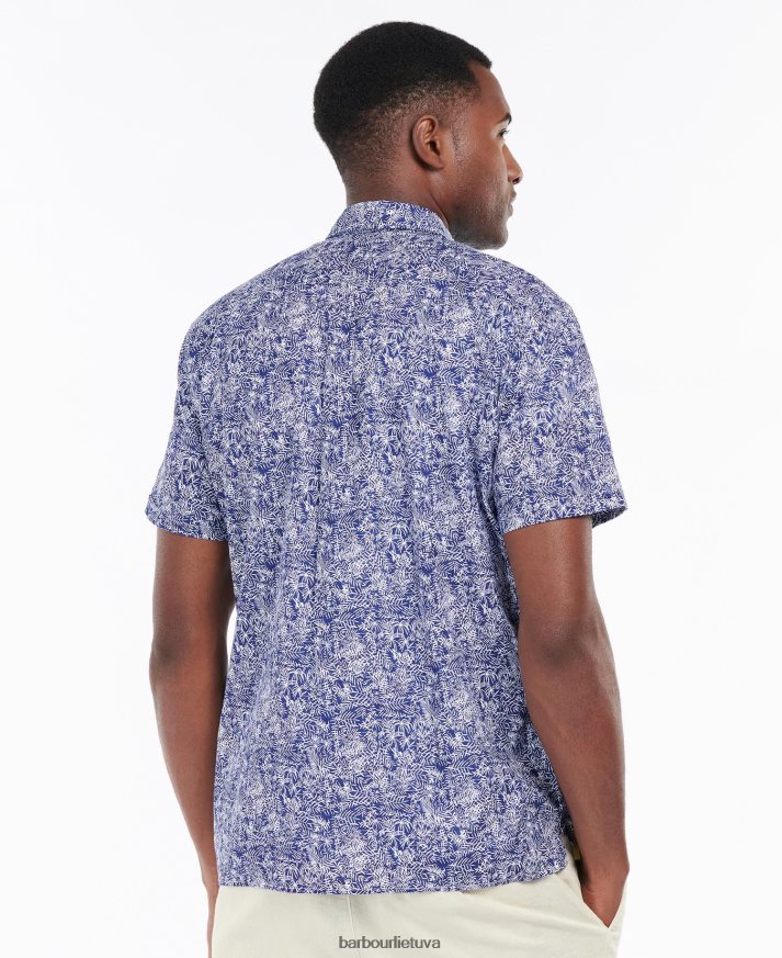 apranga Barbour Braithwaite vasariniai marškinėliai trumpomis rankovėmis dulkėta alyvuogė vyrų 6F6D80313