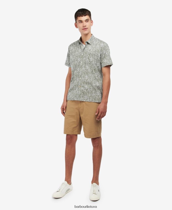 apranga Barbour Braithwaite vasariniai marškinėliai trumpomis rankovėmis rašalinė mėlyna vyrų 6F6D80503