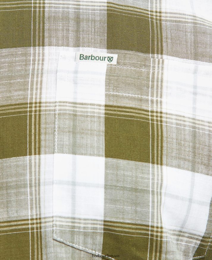 apranga Barbour Broxfield įprasti languoti marškinėliai klasikinė mėlyna vyrų 6F6D80485