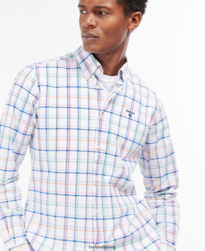 apranga Barbour Crantock marškiniai baltas vyrų 6F6D80312
