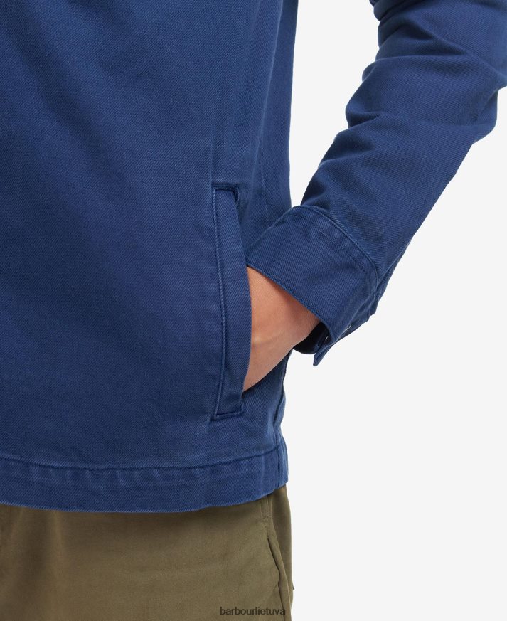 apranga Barbour Džino marškinėliai rašalinė mėlyna vyrų 6F6D80310
