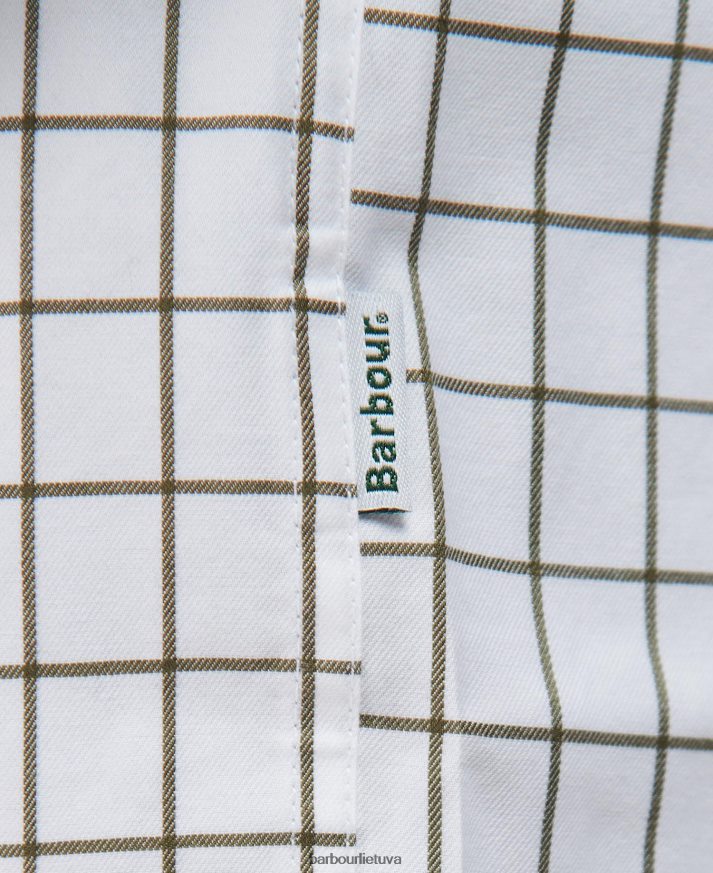 apranga Barbour Hanstead country aktyvūs marškinėliai vidurio alyvuogių vyrų 6F6D80458