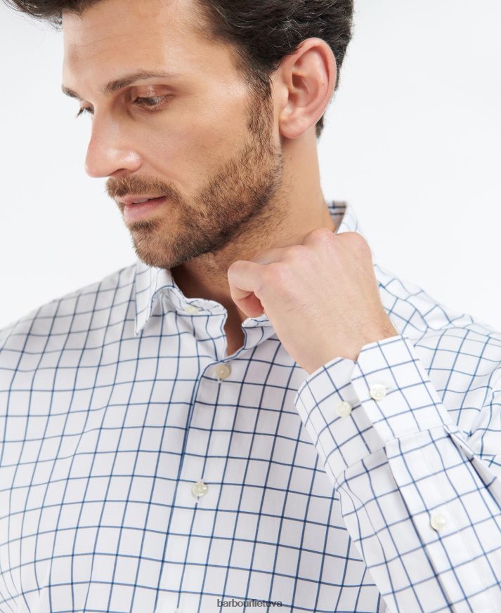 apranga Barbour Hanstead country aktyvūs marškinėliai vidurio alyvuogių vyrų 6F6D80469