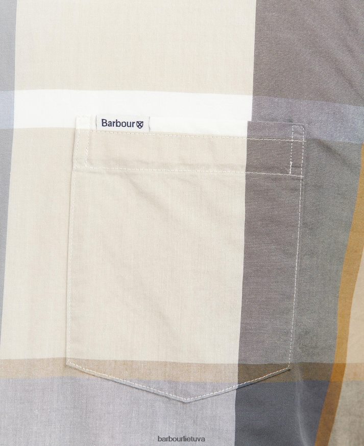 apranga Barbour Harriso pritaikyti marškiniai kielder mėlynas tartanas vyrų 6F6D80359