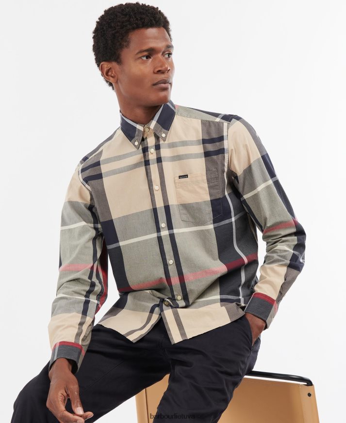 apranga Barbour Harriso pritaikyti marškiniai vasaros laivynas vyrų 6F6D80306