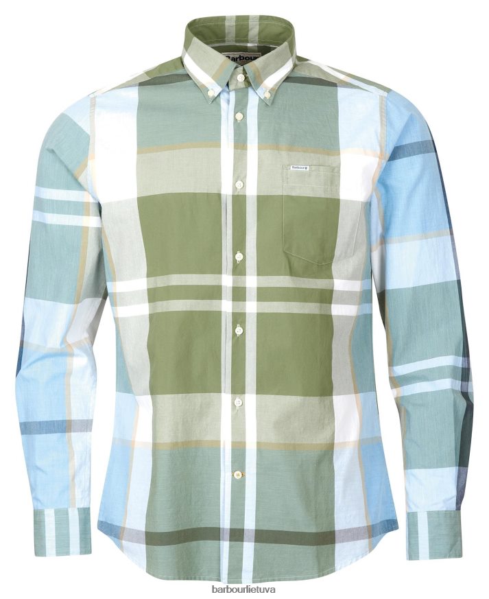 apranga Barbour Harriso pritaikyti marškiniai vasaros laivynas vyrų 6F6D80335