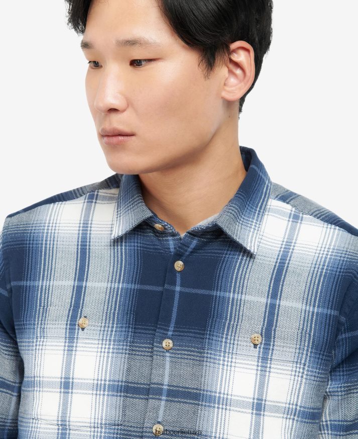 apranga Barbour Harsthwaite marškinėliai klasikinis laivynas vyrų 6F6D80529