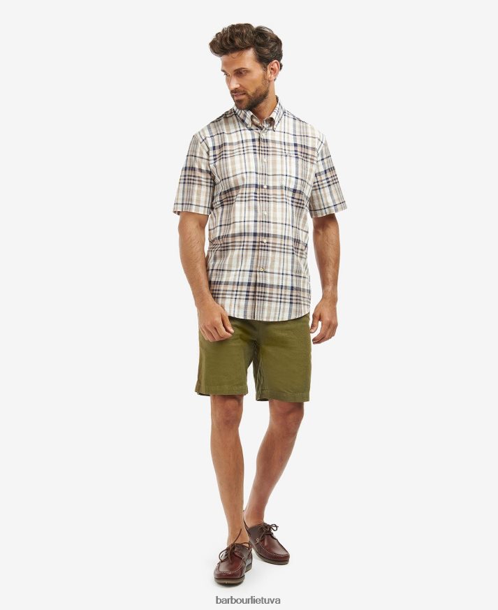 apranga Barbour Hartley įprasti languoti marškiniai dangus vyrų 6F6D80305