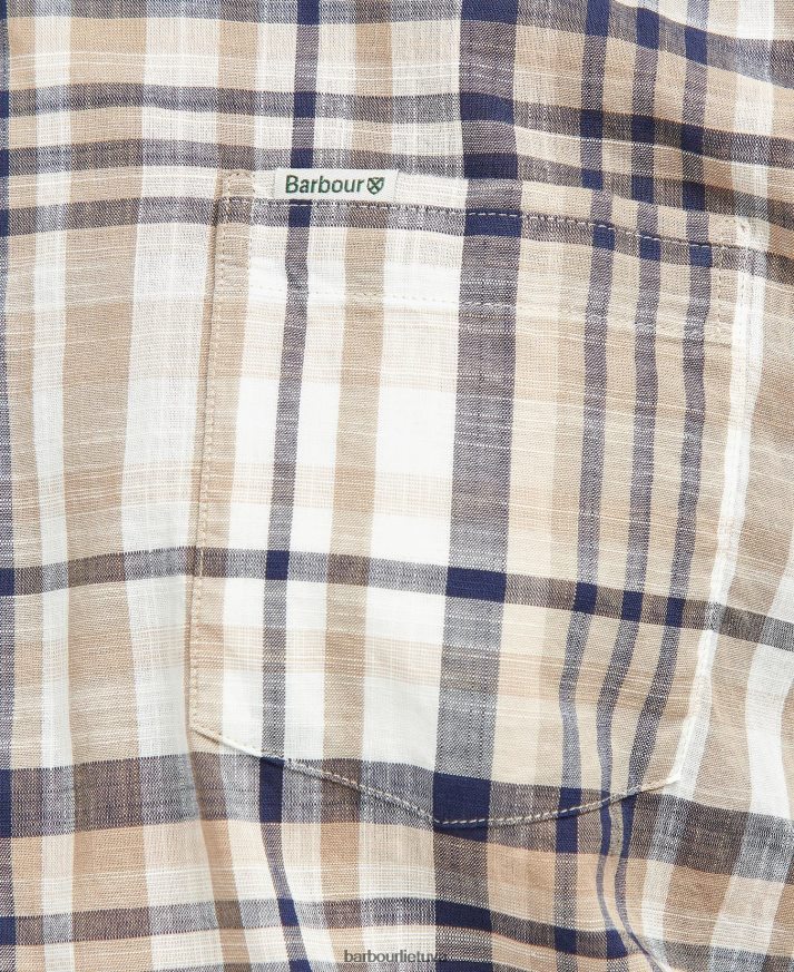 apranga Barbour Hartley įprasti languoti marškiniai dangus vyrų 6F6D80305