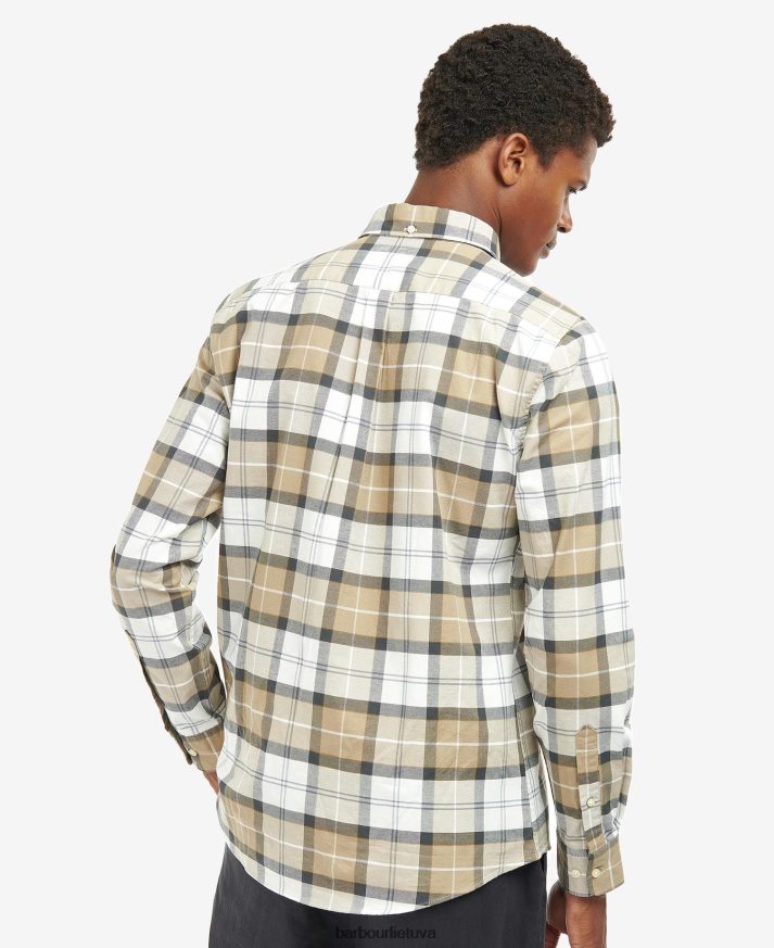 apranga Barbour Lewiso pritaikyti marškiniai amble smėlio tartanas vyrų 6F6D80416