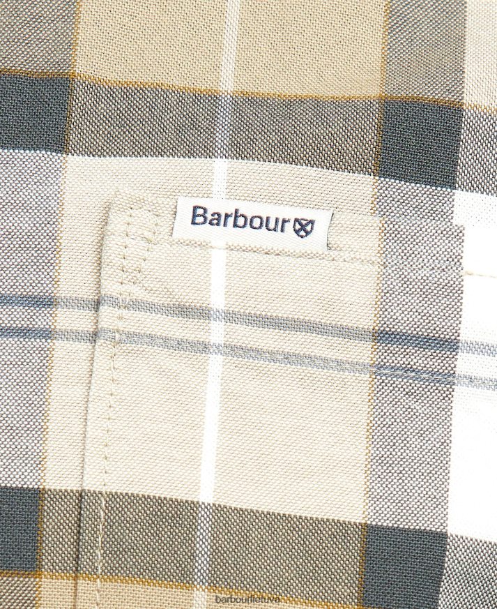 apranga Barbour Lewiso pritaikyti marškiniai amble smėlio tartanas vyrų 6F6D80416