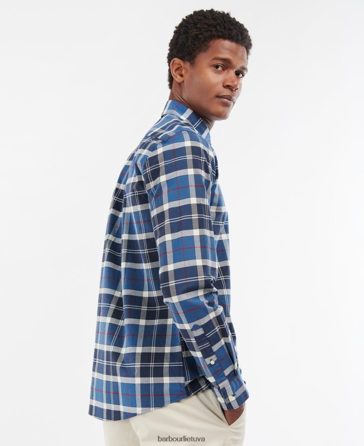apranga Barbour Lewiso pritaikyti marškiniai vasaros laivynas vyrų 6F6D80427