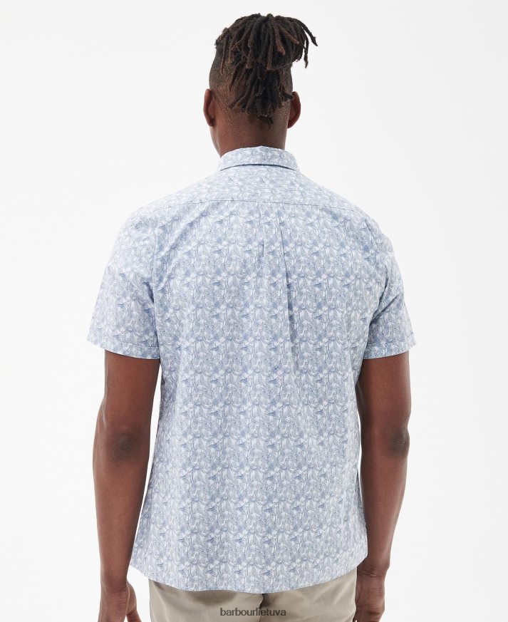 apranga Barbour Lowick įprasti vasariniai marškinėliai šnabžda balta vyrų 6F6D80315