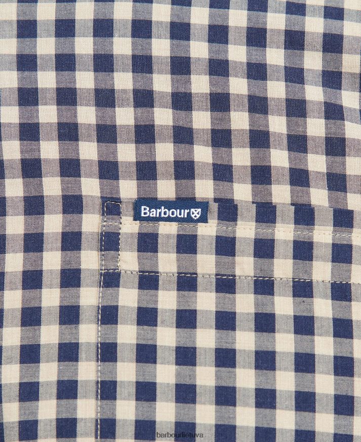 apranga Barbour Merryton pritaikyti marškiniai mėlyna vyrų 6F6D80527