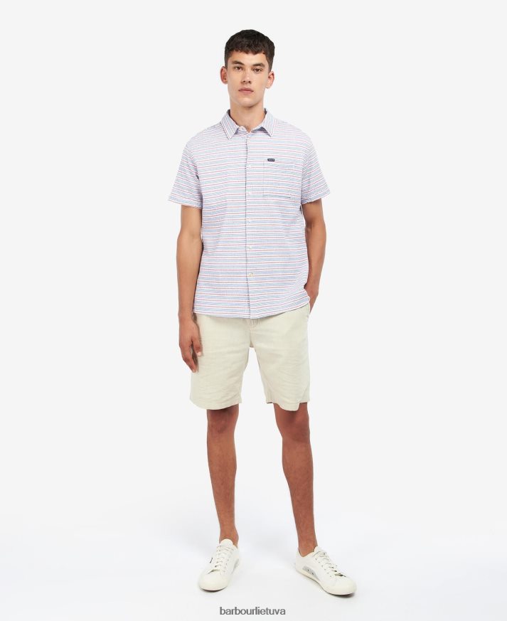 apranga Barbour Newquay įprasti marškiniai klasikinis laivynas vyrų 6F6D80530