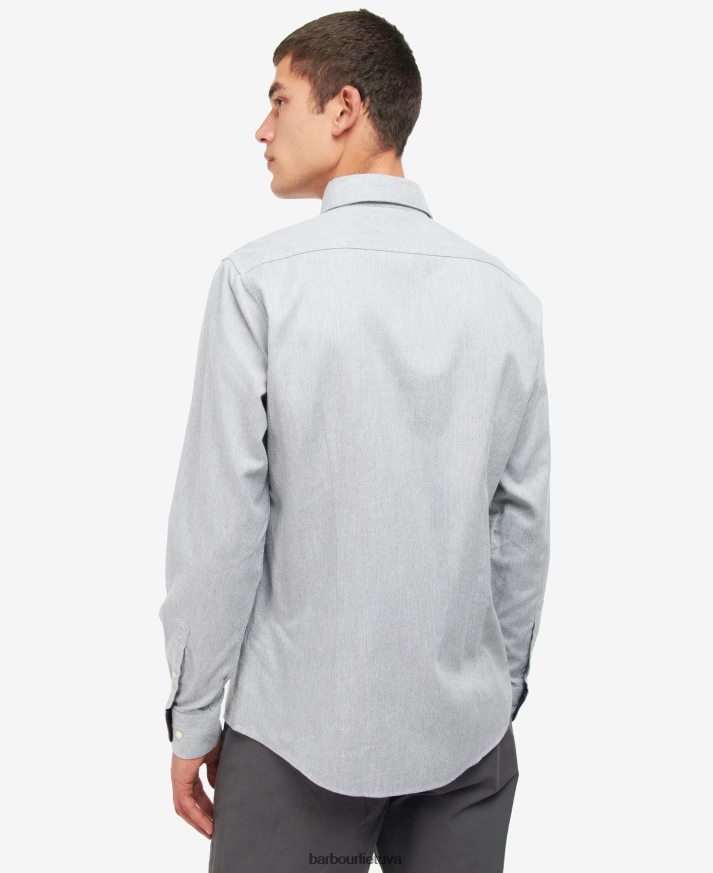 apranga Barbour Seaham pritaikyti marškiniai pilkas marlas vyrų 6F6D80506