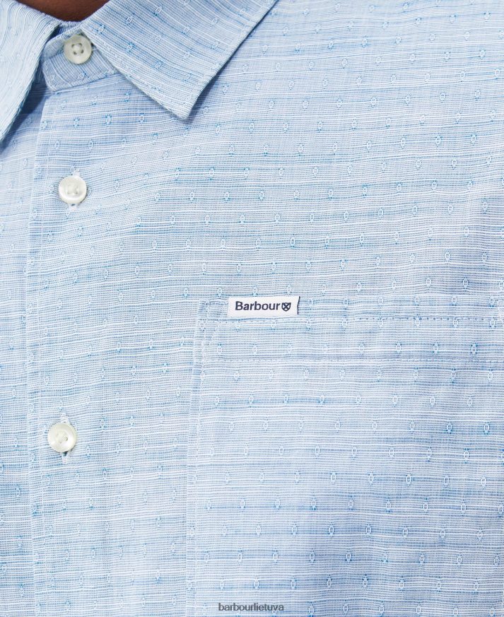apranga Barbour Seawell vasariniai marškinėliai chambray vyrų 6F6D80285