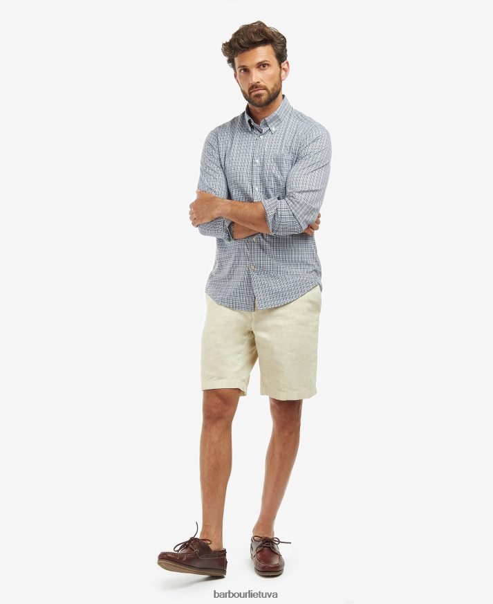 apranga Barbour „Stanhope“ veiklos patikrinimo marškinėliai akmuo vyrų 6F6D80401