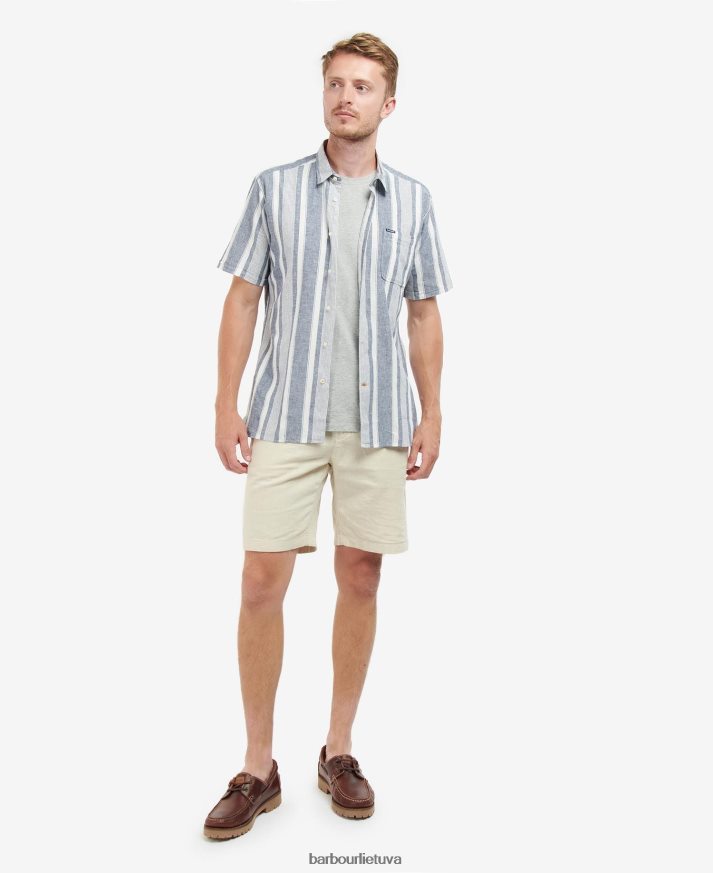 apranga Barbour Thewles įprasti marškiniai klasikinis laivynas vyrų 6F6D80511