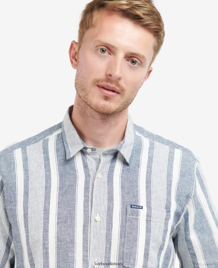 apranga Barbour Thewles įprasti marškiniai klasikinis laivynas vyrų 6F6D80511