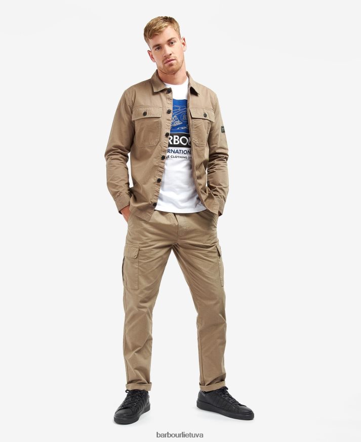 apranga Barbour adey marškinėliai klasikinis juodas vyrų 6F6D80533