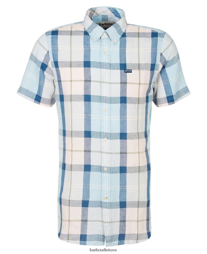 apranga Barbour angus pritaikyti marškiniai rausvos druskos tartanas vyrų 6F6D80429