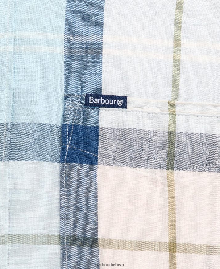 apranga Barbour angus pritaikyti marškiniai rausvos druskos tartanas vyrų 6F6D80429