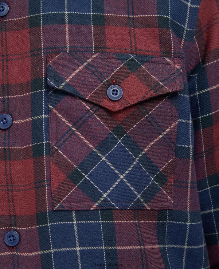 apranga Barbour cannich marškinėliai klasikinis tartanas vyrų 6F6D80472