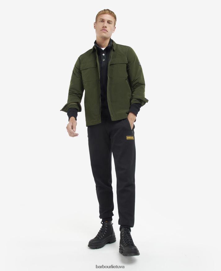 apranga Barbour cilindriniai marškinėliai miškas vyrų 6F6D80342