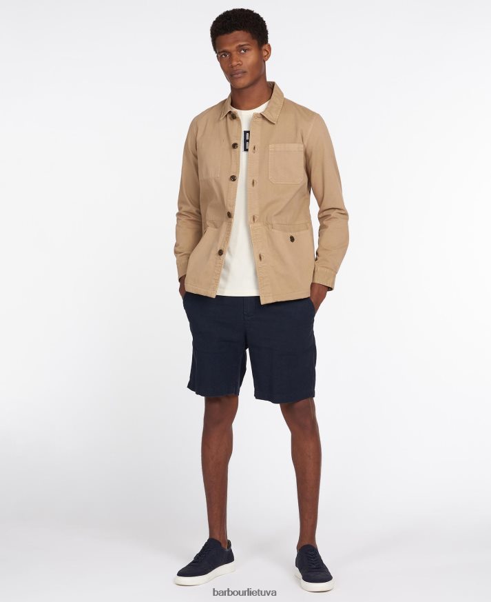 apranga Barbour dene overshirt karinis jūrų laivynas vyrų 6F6D80316
