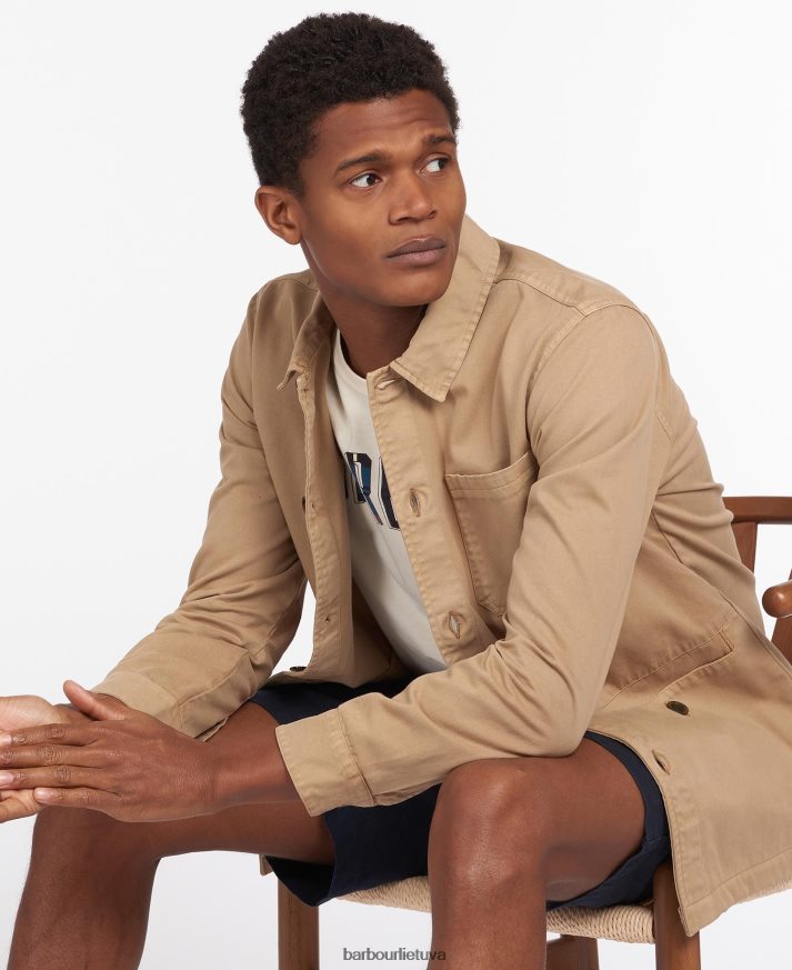 apranga Barbour dene overshirt karinis jūrų laivynas vyrų 6F6D80316