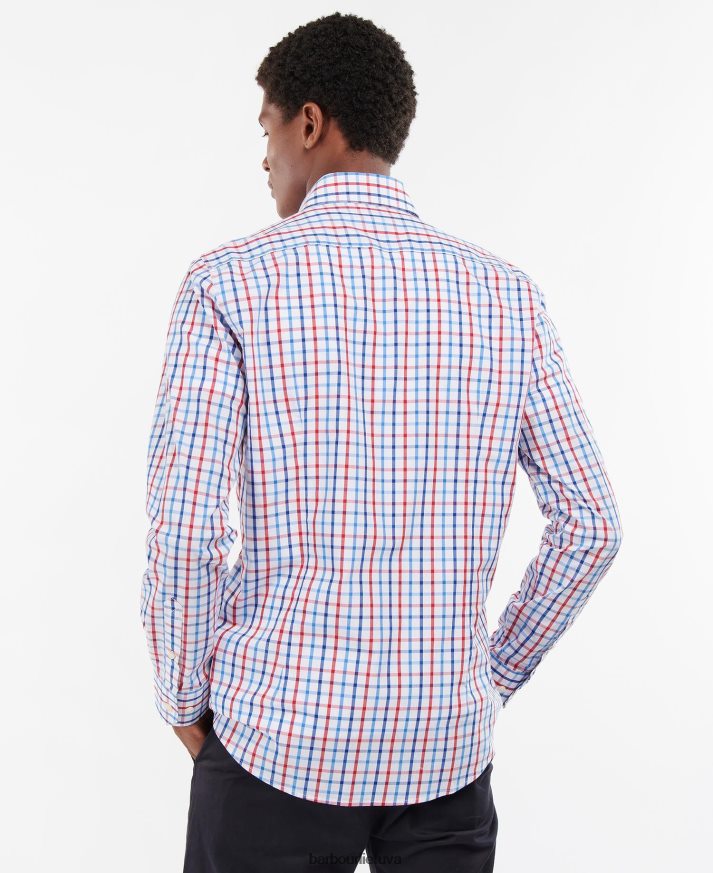 apranga Barbour eldon pasiūti marškiniai raudona vyrų 6F6D80380