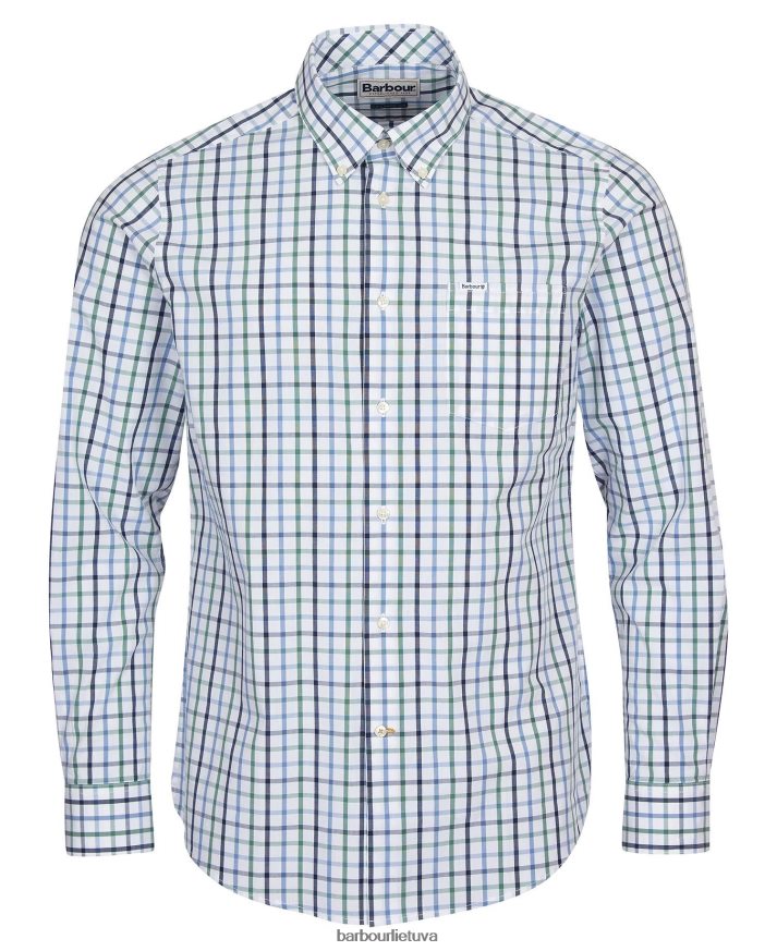 apranga Barbour eldon pasiūti marškiniai raudona vyrų 6F6D80426