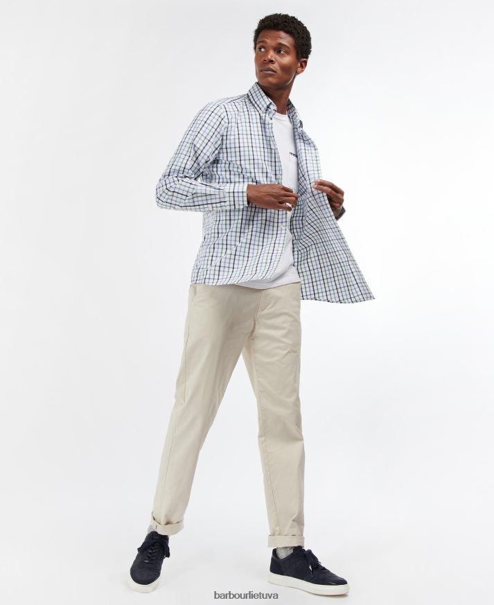 apranga Barbour eldon pasiūti marškiniai raudona vyrų 6F6D80426