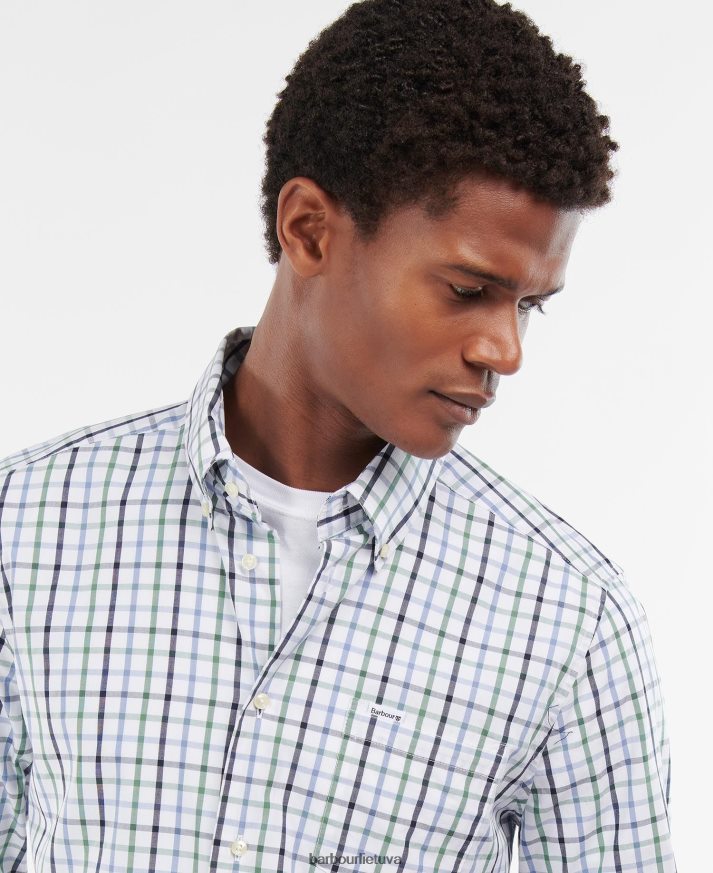 apranga Barbour eldon pasiūti marškiniai raudona vyrų 6F6D80426