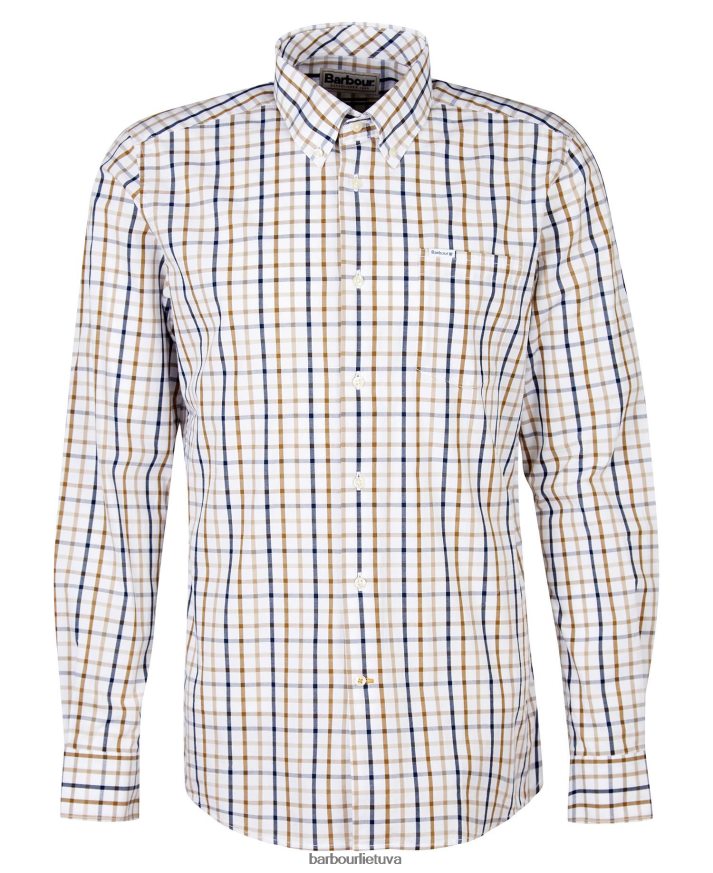 apranga Barbour eldon pasiūti marškiniai raudona vyrų 6F6D80467