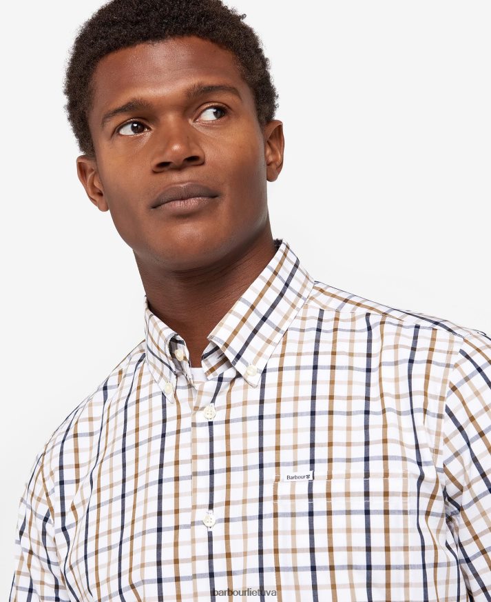 apranga Barbour eldon pasiūti marškiniai raudona vyrų 6F6D80467