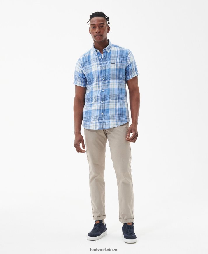 apranga Barbour ellerburn pritaikyti marškiniai klasikinis baltas vyrų 6F6D80368