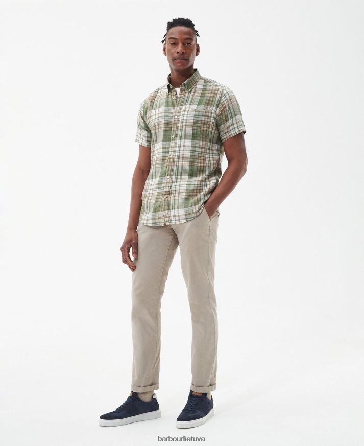 apranga Barbour ellerburn pritaikyti marškiniai klasikinis baltas vyrų 6F6D80404