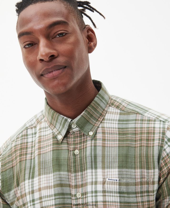 apranga Barbour ellerburn pritaikyti marškiniai klasikinis baltas vyrų 6F6D80404