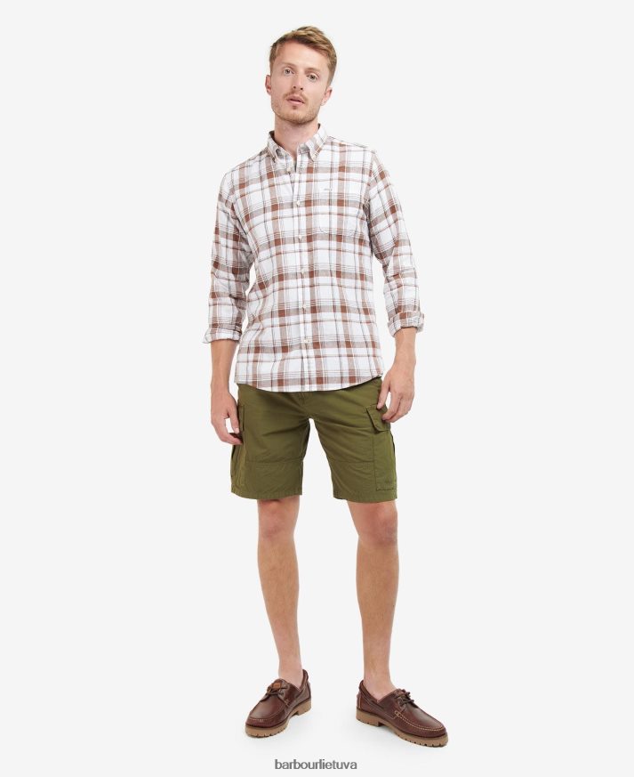 apranga Barbour ezra pritaikyti marškiniai rūdys vyrų 6F6D80343