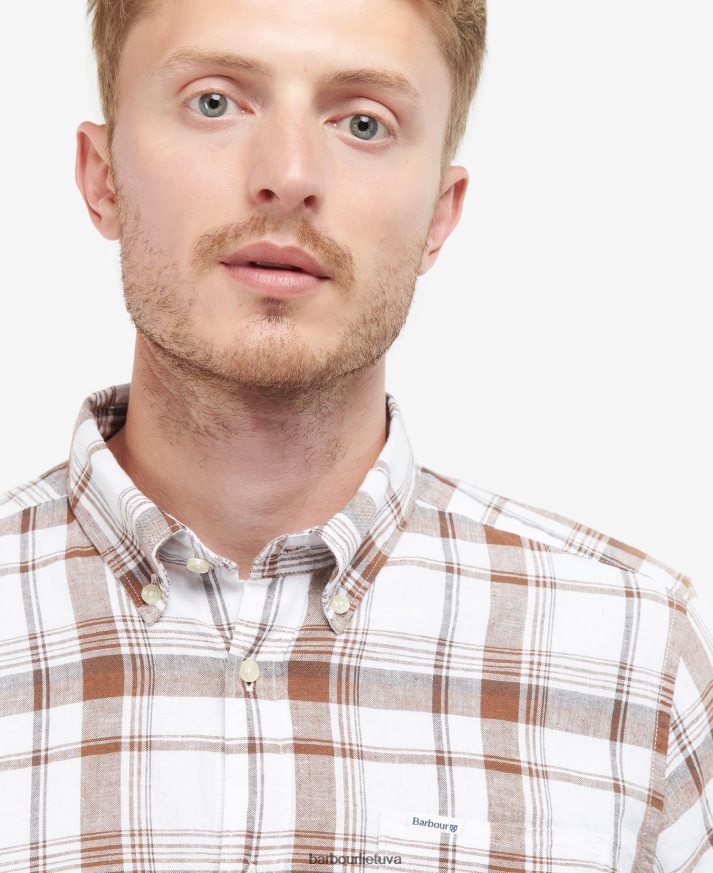 apranga Barbour ezra pritaikyti marškiniai rūdys vyrų 6F6D80343
