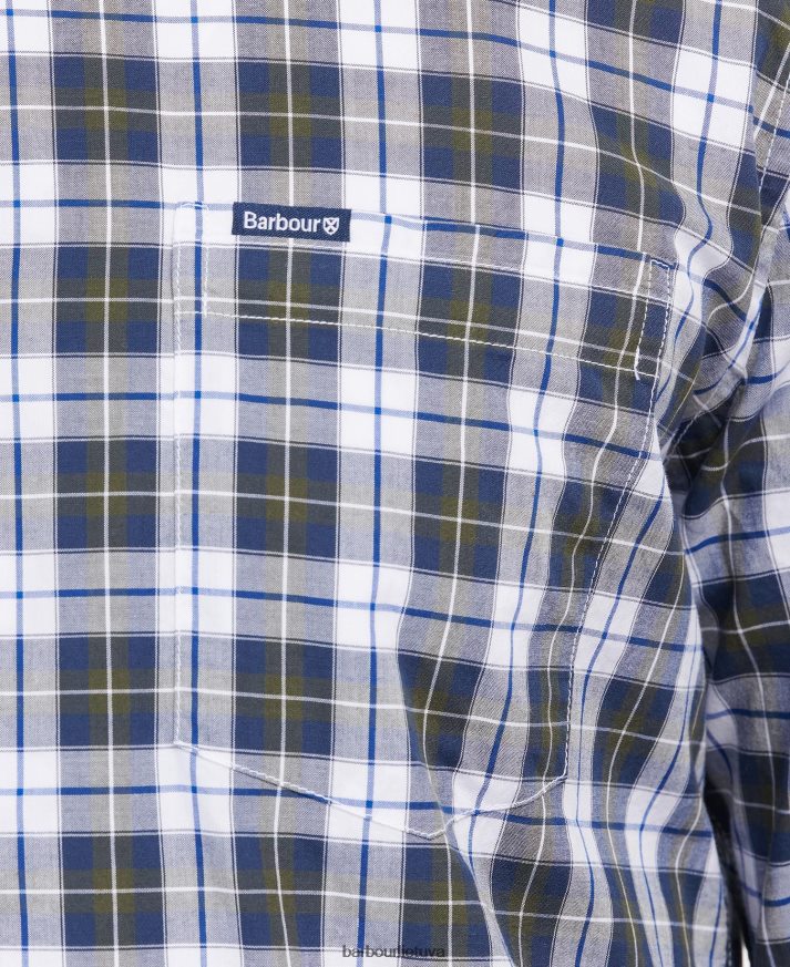 apranga Barbour foxlow pritaikyti marškiniai čili raudona vyrų 6F6D80377